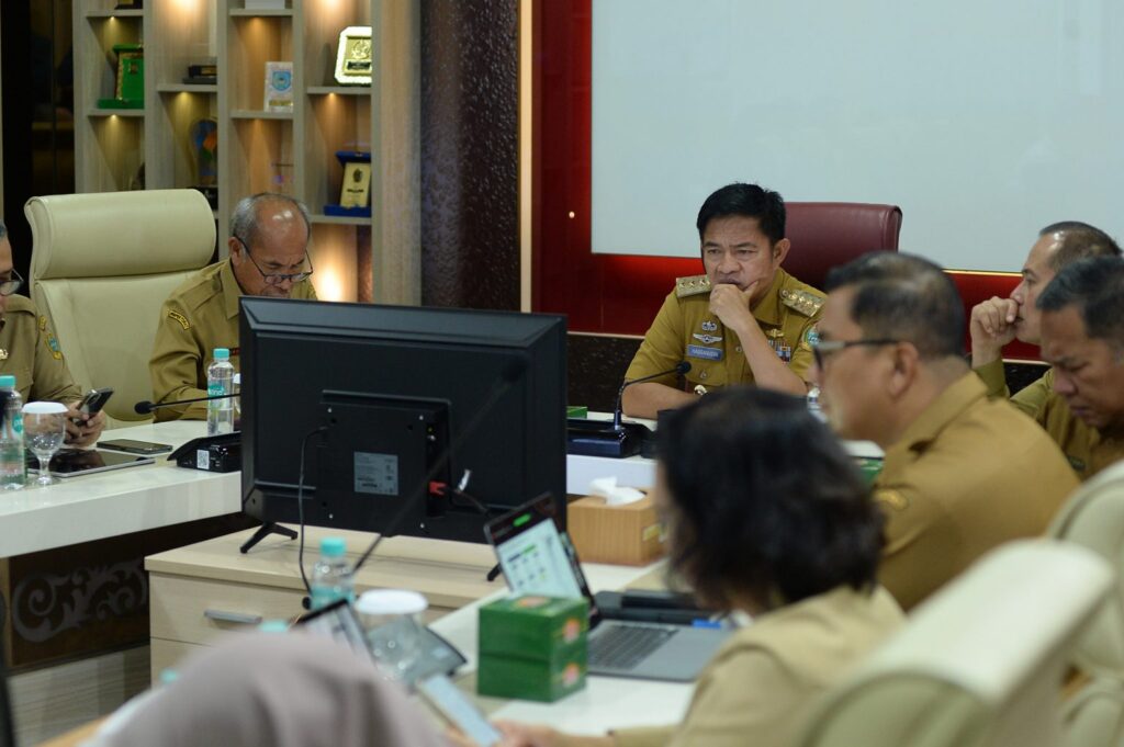 Kendalikan Inflasi Daerah, Pj Gubernur Sumut Ikuti Rakor Bareng Kementerian dan BPS